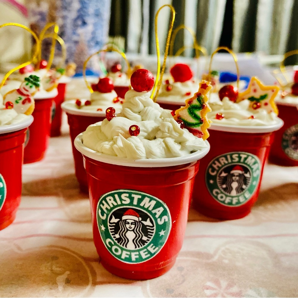 Handmade Starbucks Christmas ornament